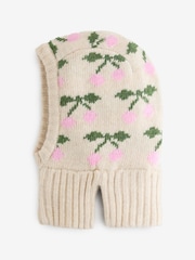 Konges Sløjd Cream Belou Knit Balaclava Hat - Image 1 of 1