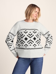 Tog 24 Grey Womens Tamara Knitted Jumper - Image 2 of 6