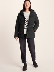Tog 24 Black Womens Sleight Padded Short Coat - Image 1 of 8