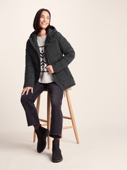 Tog 24 Black Womens Sleight Padded Short Coat - Image 4 of 8