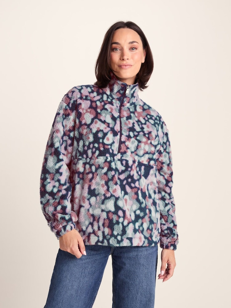 Tog 24 Blue Womens Sara Sherpa Fleece - Image 2 of 7