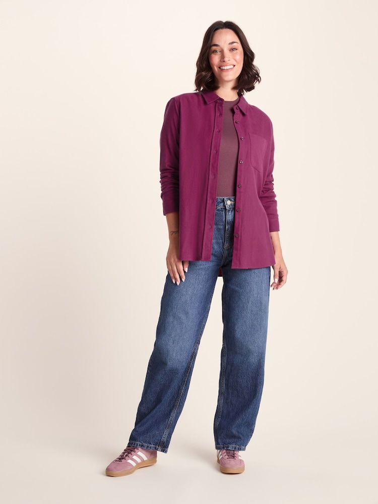 Tog 24 Red Womens Long Sleeve Teiga Shirt - Image 1 of 7