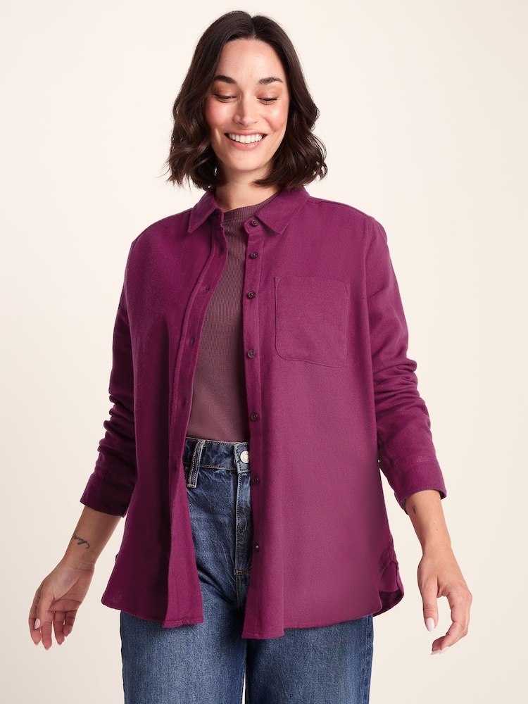 Tog 24 Red Womens Long Sleeve Teiga Shirt - Image 2 of 7