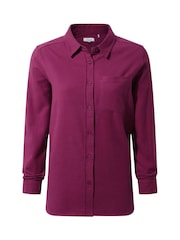 Tog 24 Red Womens Long Sleeve Teiga Shirt - Image 7 of 7