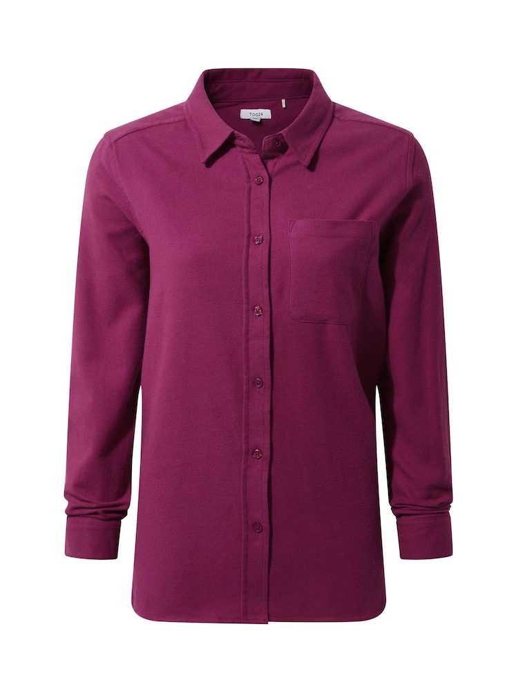Tog 24 Red Womens Long Sleeve Teiga Shirt - Image 7 of 7