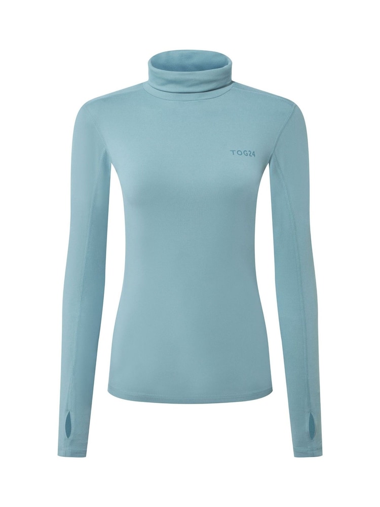 Tog 24 Grey Womens Snowdon Thermal Roll Neck Base Layer - Image 7 of 7 Tog 24 Grey Womens Snowdon Thermal Roll Neck Base Layer - Image 7 of 7