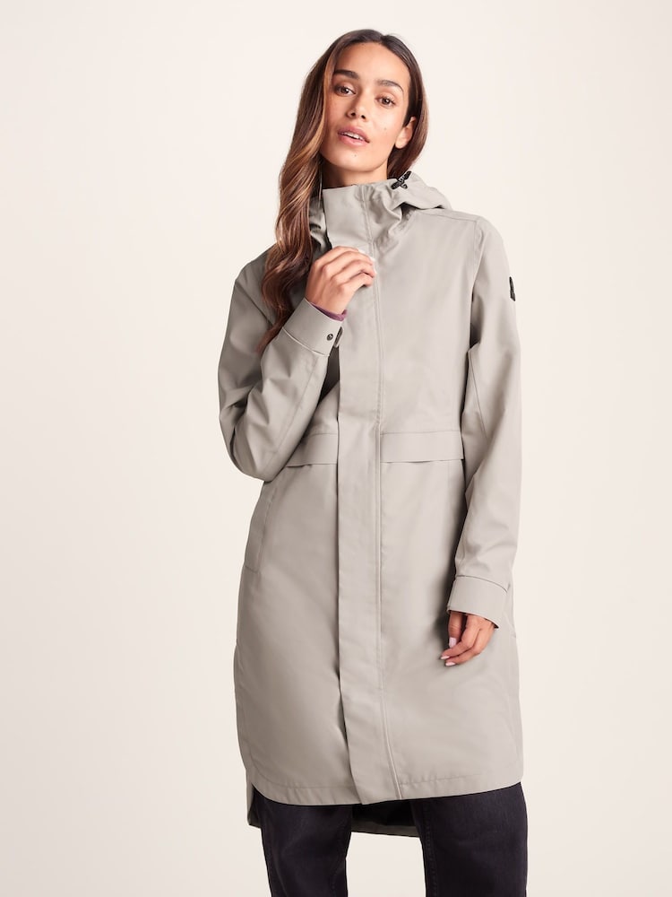 Tog 24 Brown Womens Saunter Long Waterproof Jacket - Image 2 of 7