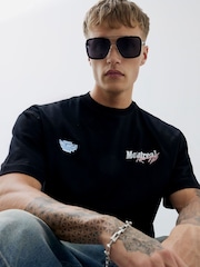 River Island Regular Fit Montreal Racing T-Shirt - Imagen 3 de 4