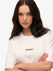 Camiseta Superdry Oversized com Micro Logo - Imagem 3 de 5