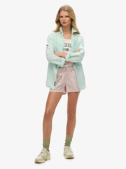 Superdry Oversized Studios Linen Button Down Shirt - Imagem 2 de 6