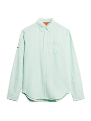 Superdry Oversized Studios Linen Button Down Shirt - Imagem 4 de 6
