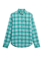Camisa xadrez vintage de algodão oversized da Superdry - Imagem 5 de 7
