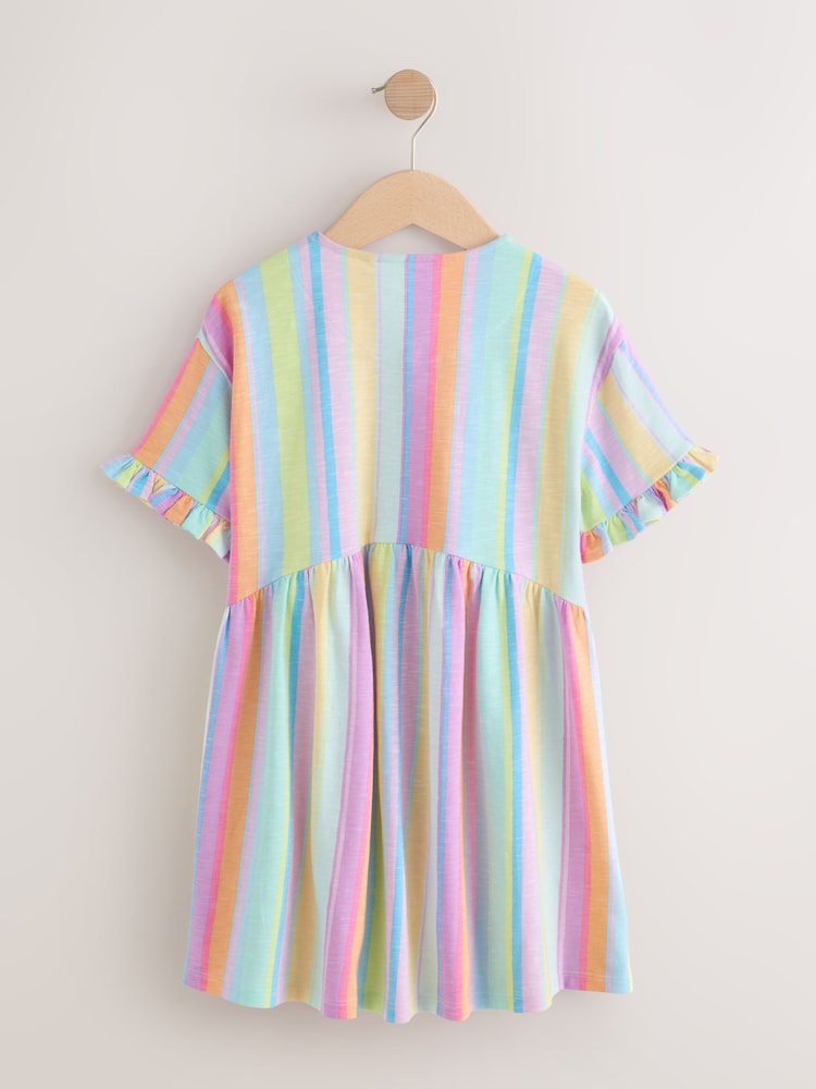 rainbow jersey dress Buy Stripe Short Sleeve (3-16yrs) from Next Jordan Casual dresses