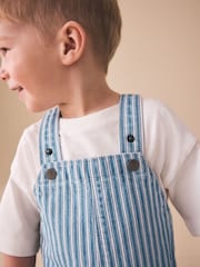 Stripe Denim Dungarees (3mths-7yrs) - Image 4 of 8