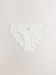 Pink/Green High Leg Cotton and Lace Knickers 7 Pack - Image 2 of 10