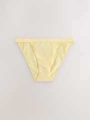 Қызғылт/Сары/Көк/Жасыл - Мақтадан жасалған логотипті іш киімдер 4 жиынтығы - 7суретінің 4 суреті