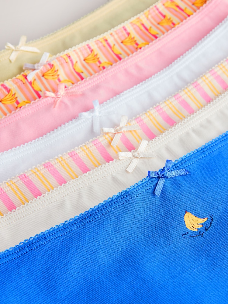 Bananas Midi Cotton Rich Knickers 7 Pack - Image 10 of 10