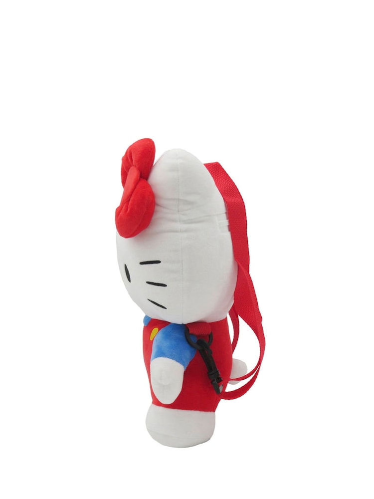 Peers Hardy Sanrio Plush Hello Kitty Print Original White Backpack - Image 2 of 3