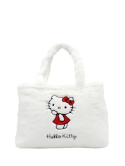 Peers Hardy Big White Sanrio Hello Kitty Print Plush Bag - Image 1 of 2