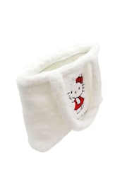 Peers Hardy Big White Sanrio Hello Kitty Print Plush Bag - Image 2 of 2