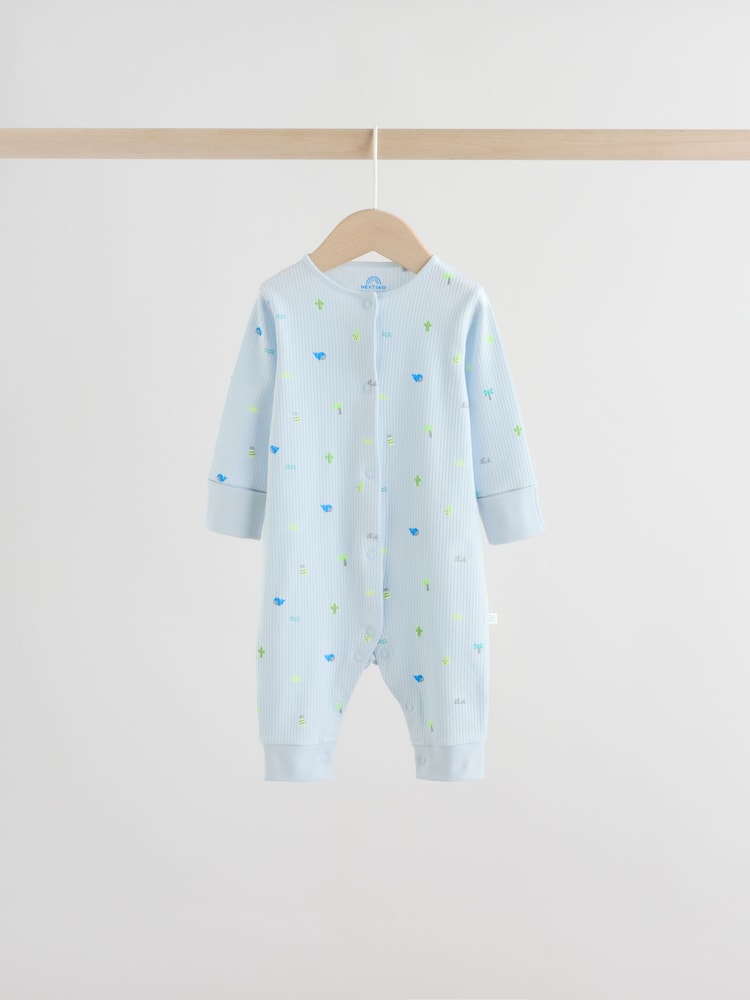 Multi Print Baby Sleepsuits 4 Pack (0mths-3yrs) - Image 2 of 13
