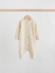 Monochrome Waffle Baby Sleepsuits 3 Pack (0mths-3yrs) - Image 2 of 12