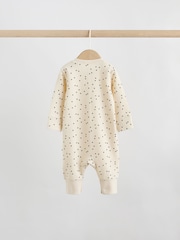 Monochrome Waffle Baby Sleepsuits 3 Pack (0mths-3yrs) - Image 6 of 12