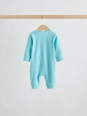 Multicolore intens - Pachet 3 de costume de dormit Bebeluș cu fermoar în două direcții (0luni-3ani) - Imaginea 6 din 13