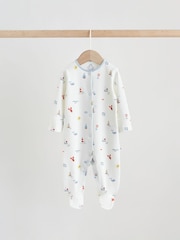 Blue Nautical Baby Sleepsuits 3 Pack (0mths-2yrs) - Image 3 of 13