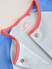 Multi Raglan Baby Sleepsuits 3 Pack (0mths-3yrs) - Image 12 of 15