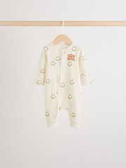 Multi Two Way Zip Baby Sleepsuits 3 Pack (0mths-3yrs) - Image 3 of 13