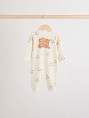 Multi Two Way Zip Baby Sleepsuits 3 Pack (0mths-3yrs) - Image 4 of 13
