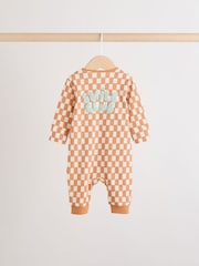Multi Two Way Zip Baby Sleepsuits 3 Pack (0mths-3yrs) - Image 6 of 13