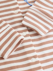 Blue/Ecru Bear 3 Pack Baby Sleepsuits (0mths-2yrs) - Image 10 of 13