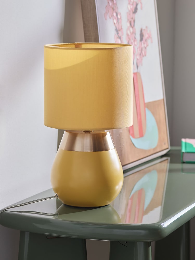 Mustard Yellow Kit Table Lamp - Image 2 of 4