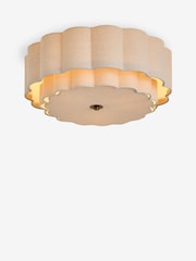 Natural Larson Flush Fitting Ceiling Light - Image 5 of 5