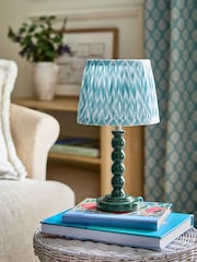 Green Mini Bobbin Table Lamp - Image 2 of 5