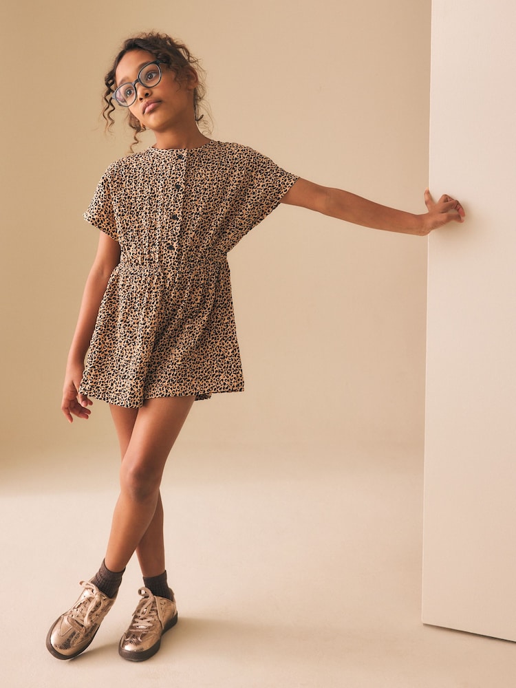 Animal Boxy Playsuit (3-16yrs) - Image 1 of 8