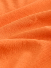 Orange V-Neck Cap Sleeve T-Shirt - Image 7 of 8
