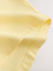 Fluro Yellow V-Neck Cap Sleeve T-Shirt - Image 6 of 7