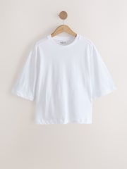 Rust/ Neutral/Yellow/Green/Red - Чыканак узундугуна ээ, эркин бокс формасындагы футболка 5 топтому - 13ичинен 6 сүрөт