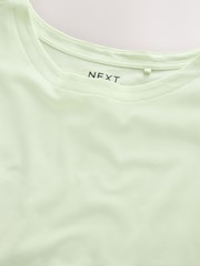 ירוק זוהר - חולצת טי עם שרוול שכמיה - תמונה 2 מתוך 3