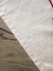 Gallery Home Red Heritage Bow Christmas Printed Table Cloth 180cm - Image 3 of 6
