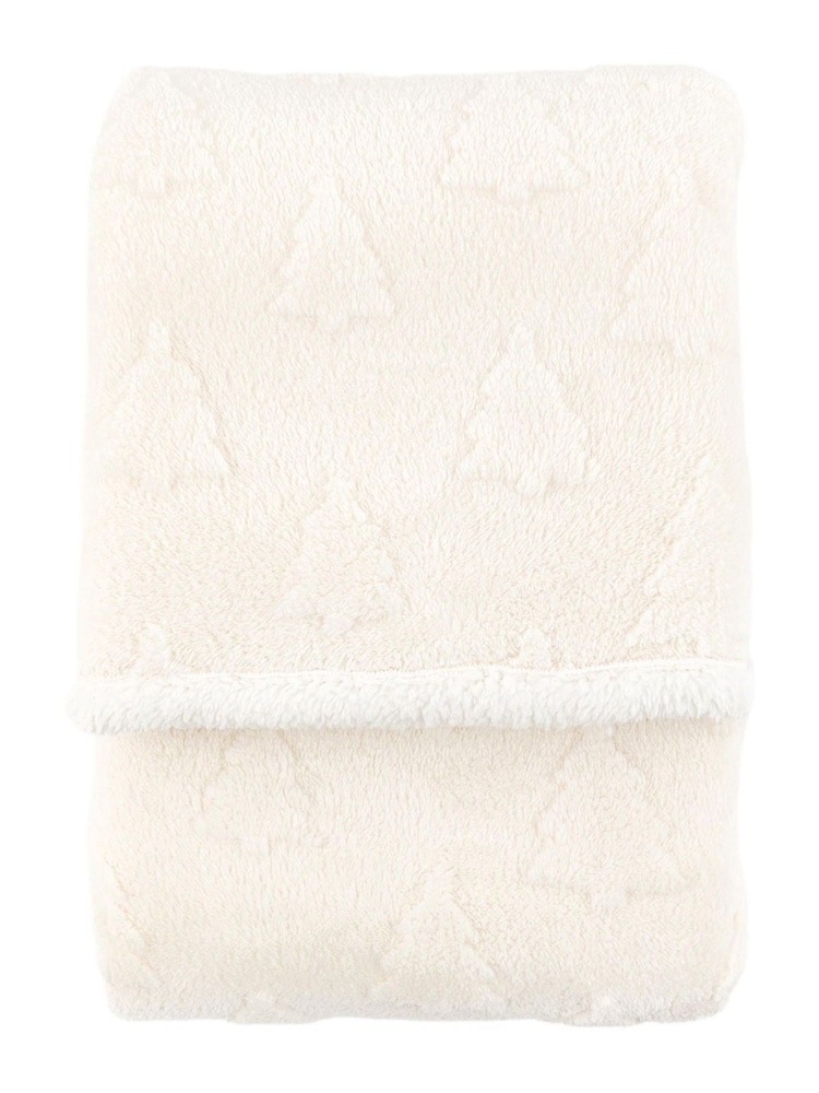 Gallery Home Cream Luxe Christmas Tree Sherpa Throw - Image 6 of 6 Gallery Home Cream Luxe Christmas Tree Sherpa Throw - Image 6 of 6