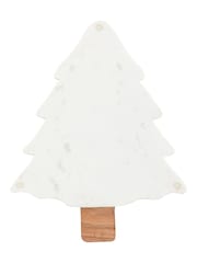 Gallery Home Marble Christmas Tree Serving Platter - Image 1 of 4