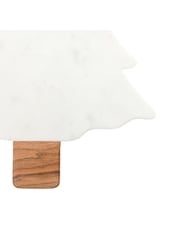 Gallery Home Marble Christmas Tree Serving Platter - Image 2 of 4