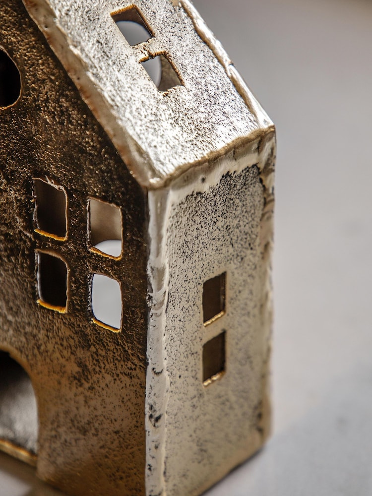 Gallery Home Rustic Metal House Tealight Holder - Image 2 of 6