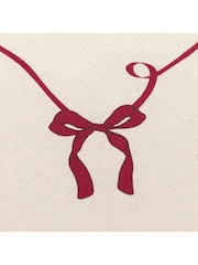 Gallery Home Red Heritage Bow Christmas Printed Table Cloth 230cm - Image 4 of 6