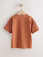 Rust Brown Vehicles Short Sleeve Graphic T-Shirt (3mths-7yrs) - Image 2 of 4