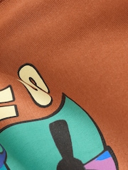 Rust Brown Vehicles Short Sleeve Graphic T-Shirt (3mths-7yrs) - Image 7 of 8